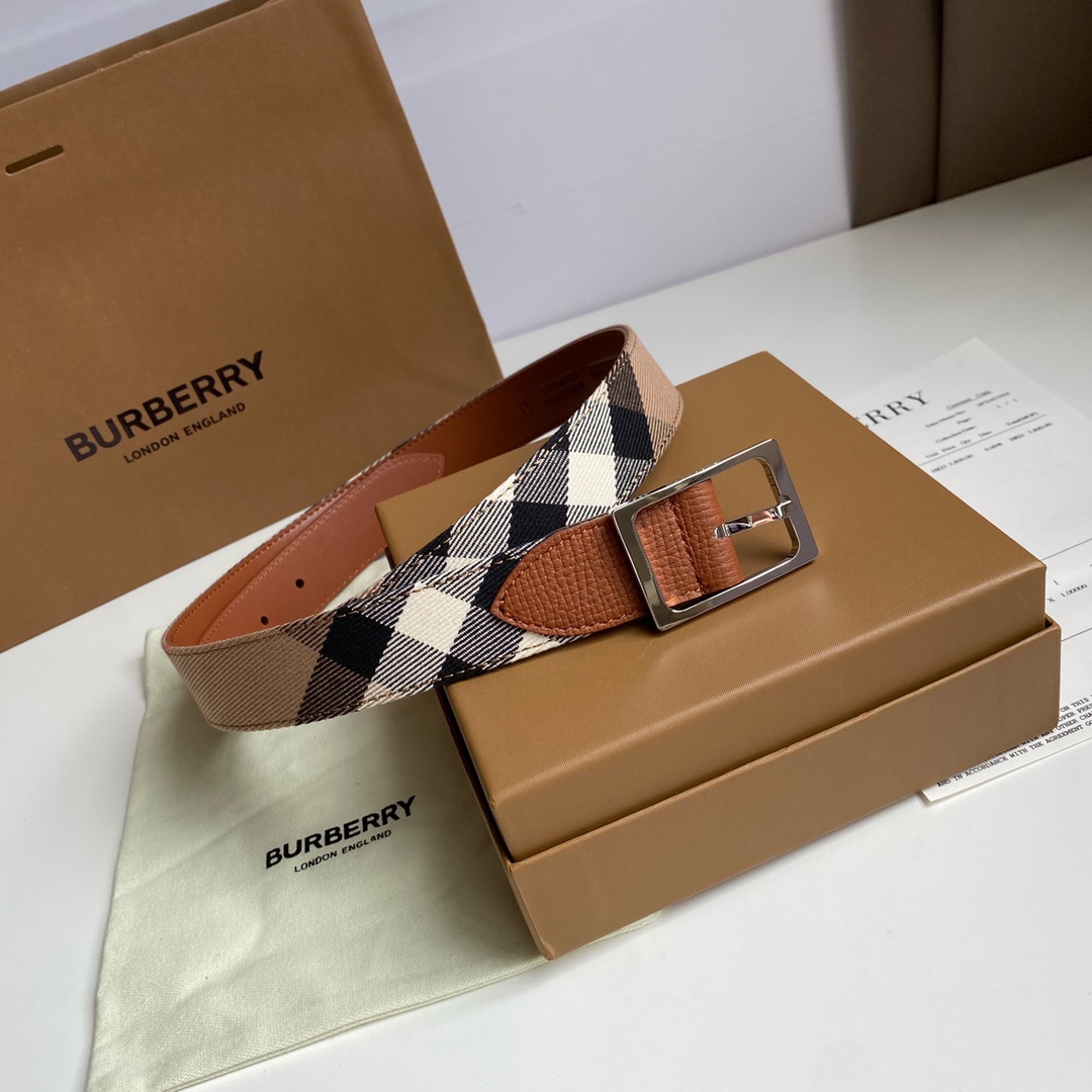 B*urberrry Belts Top Quality 30MM