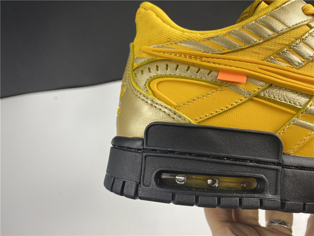 from OFF-WHITE x Nike Air Rubber Dunk “University Gold” CU6015-100