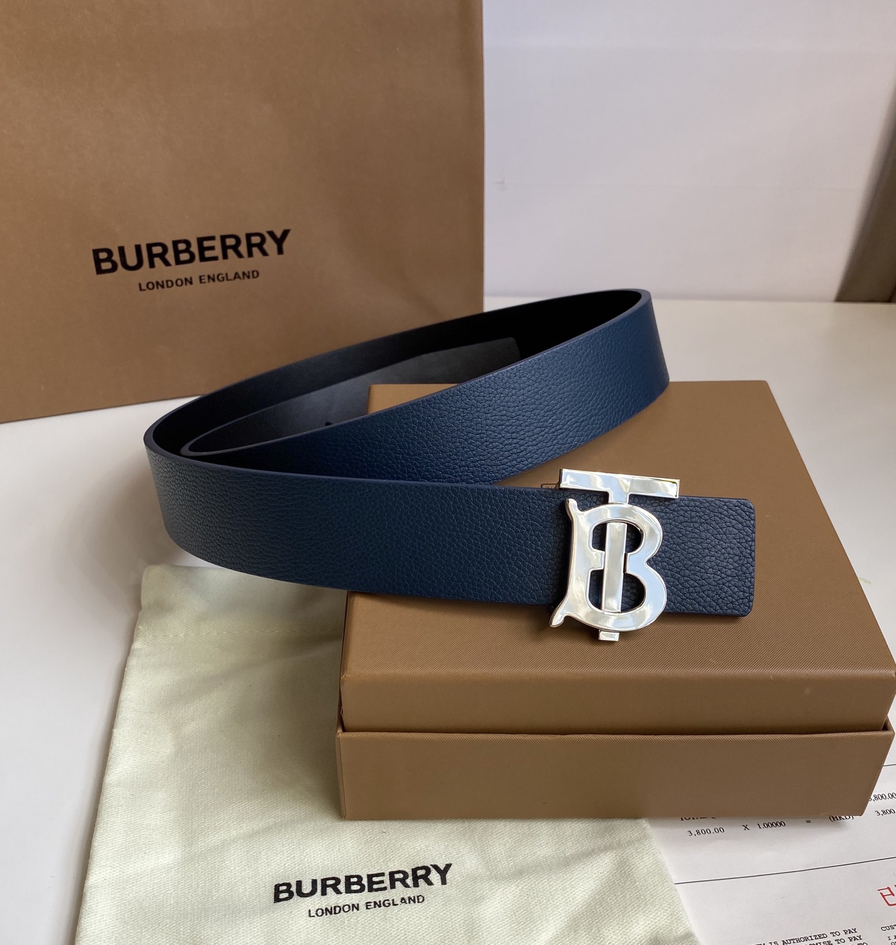 B*urberrry Belts Top Quality 35MM