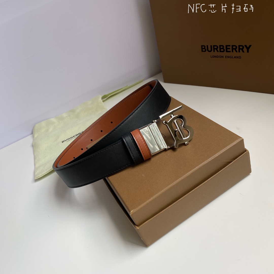 B*urberrry Belts Top Quality 35mm