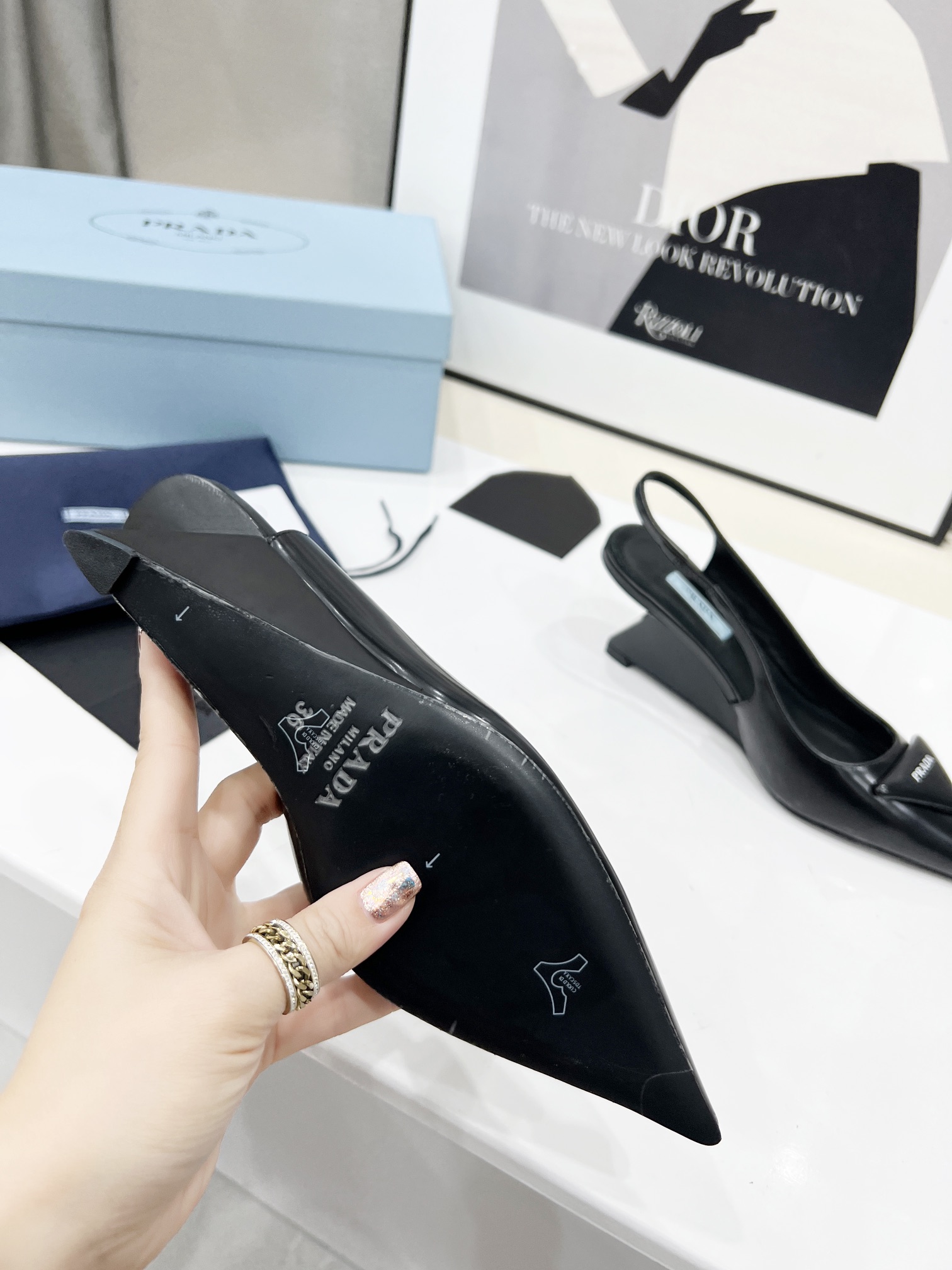 Women P*rada Top Sandals