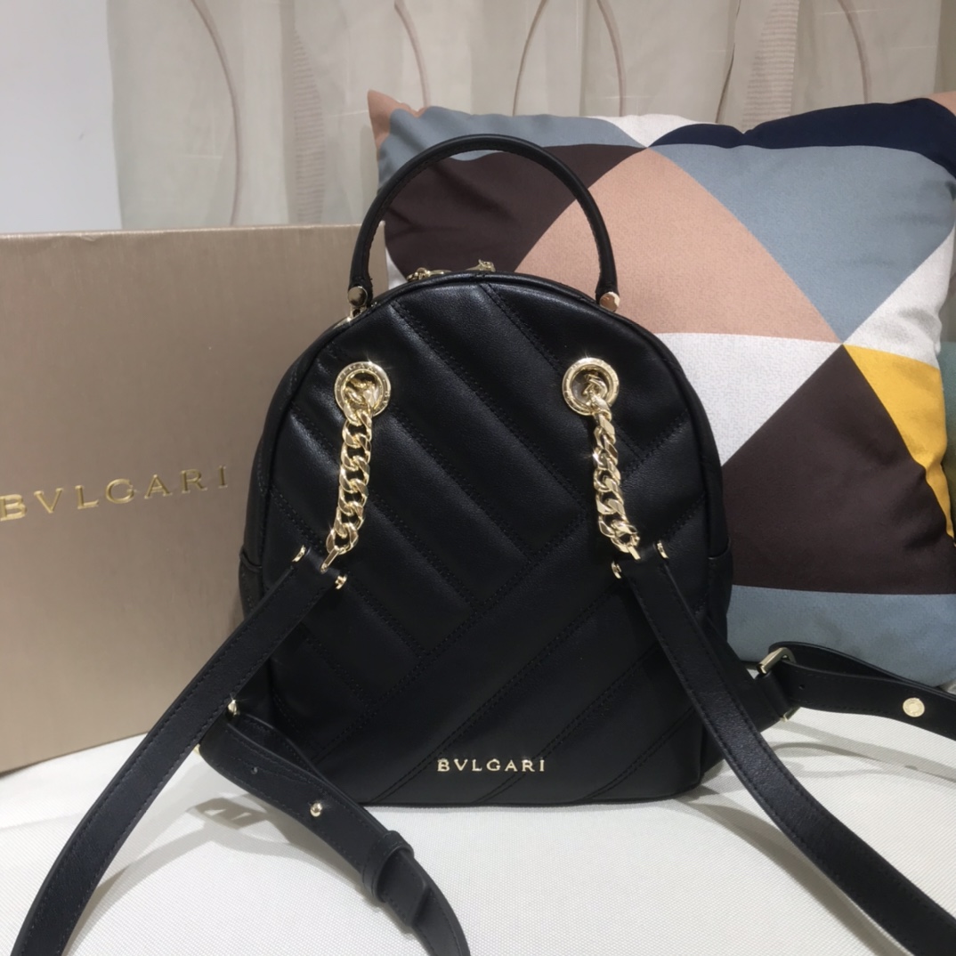 B*vlgari Top Bag 18 * 22 * 11cm