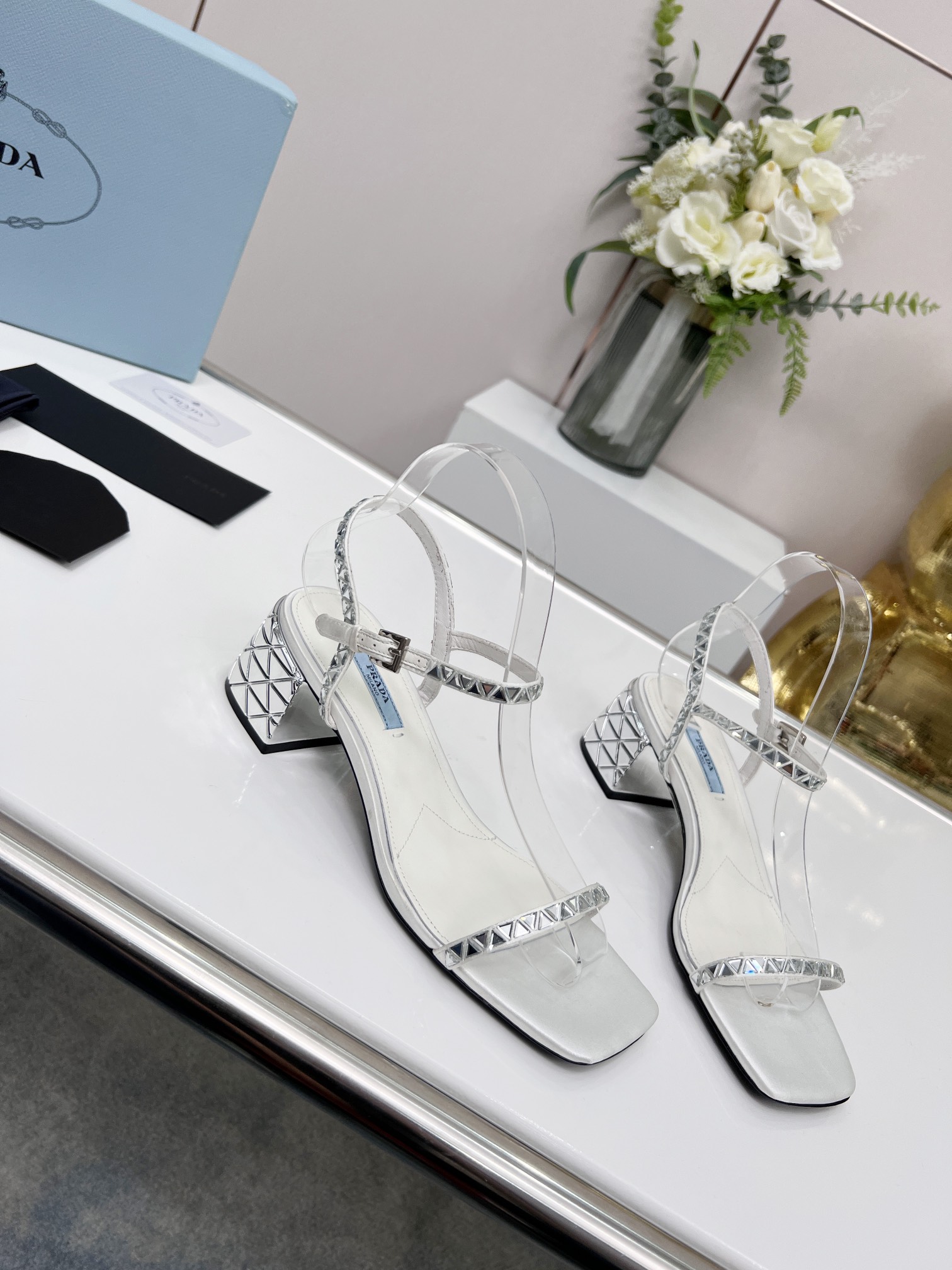 Women P*rada Top Sandals