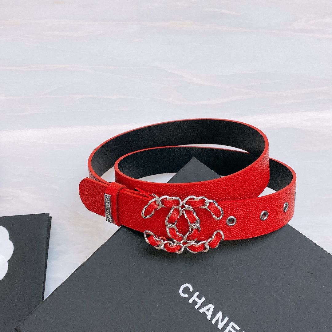 C*hanel Belts Top Quality 30MM