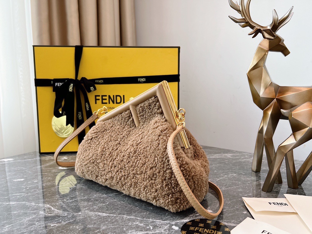 F*endi Bag Top Quality 25*9*18CM