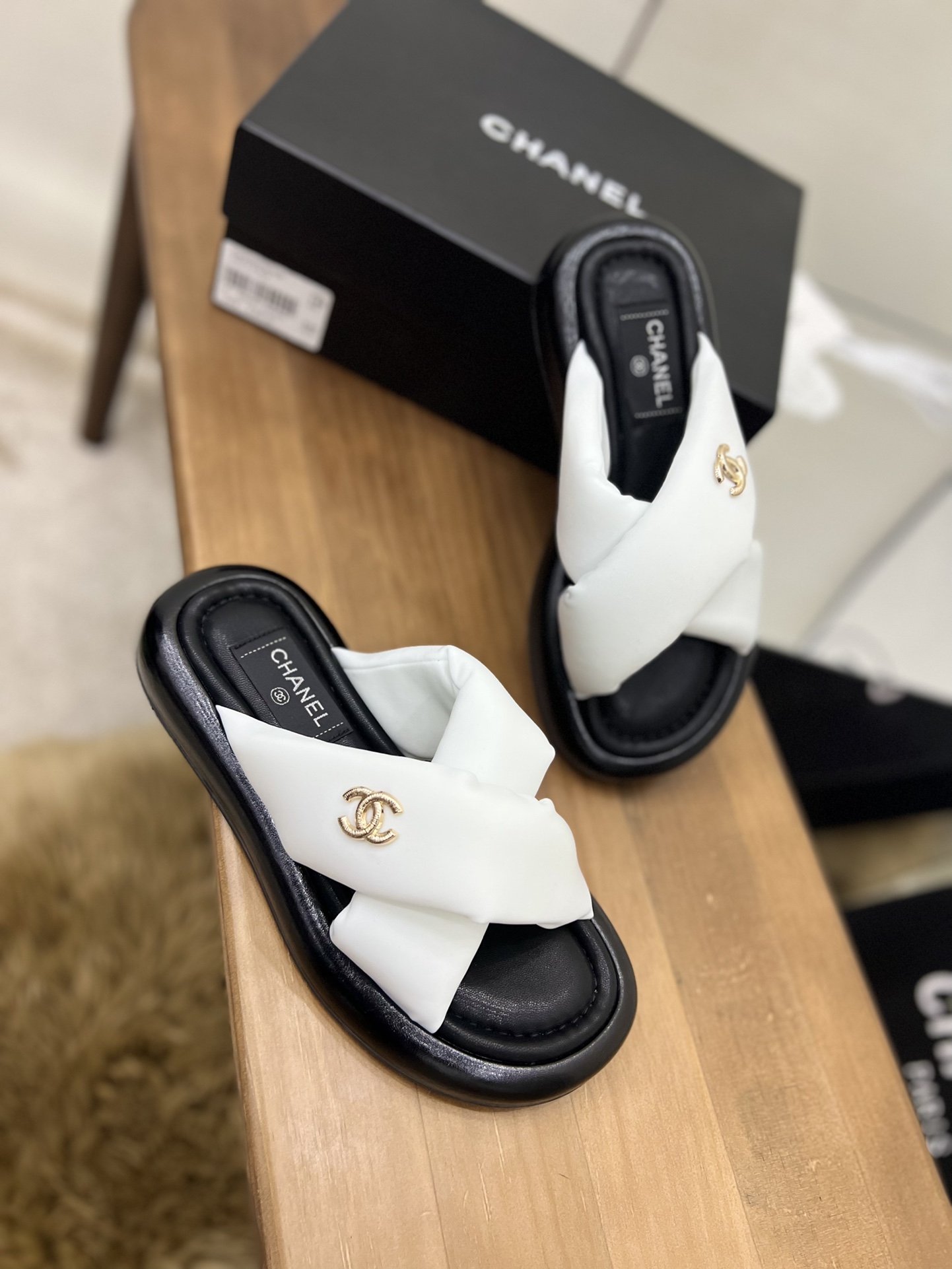 Women C*hanel Top Sandals