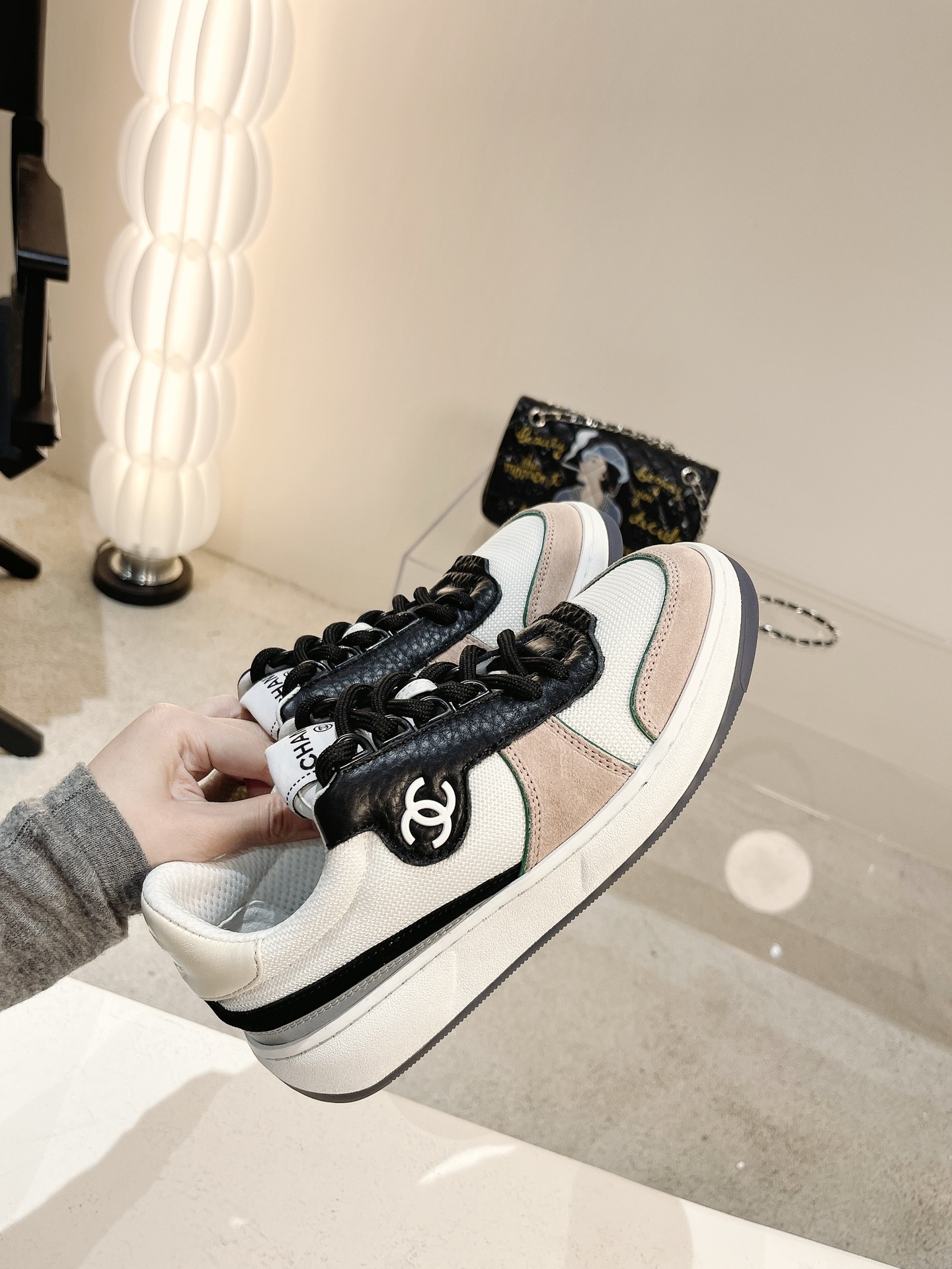 Women C*hanel Top Sneaker