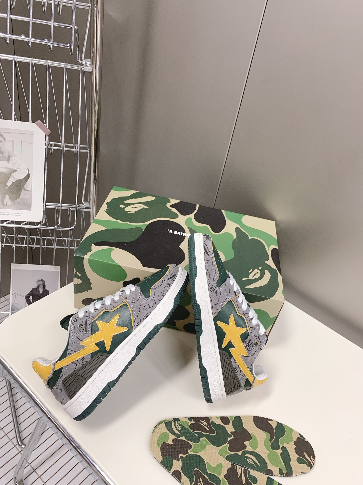 Men Women B*ape Top Sneaker