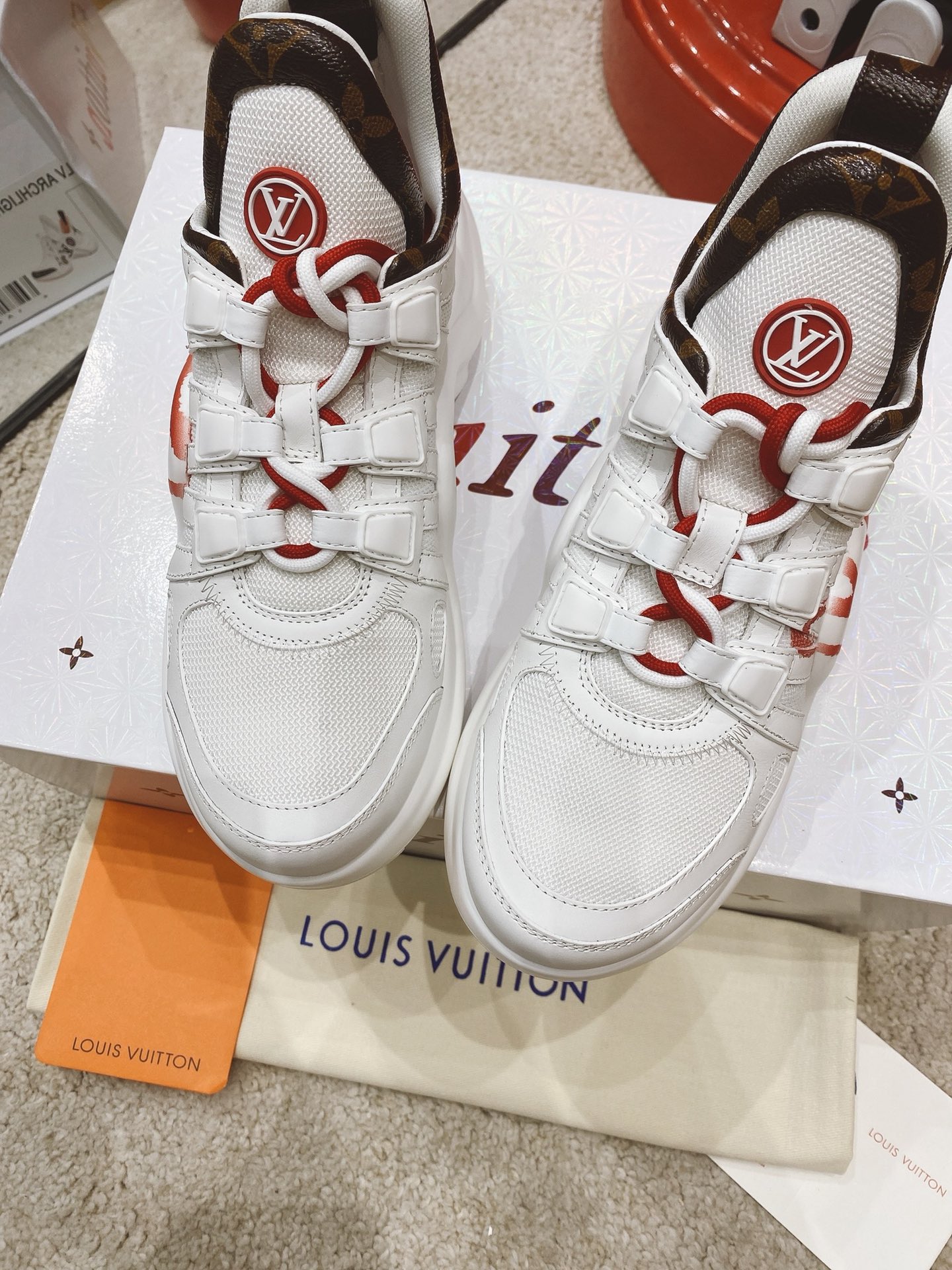 Women L*ouis V*uitton Top Sneaker Top Sneaker