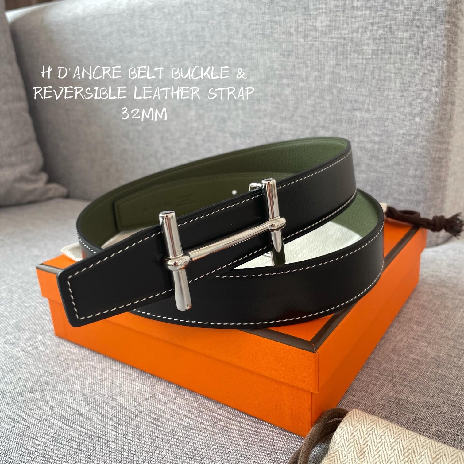 H*ermes Belts Top Quality 3.2CM