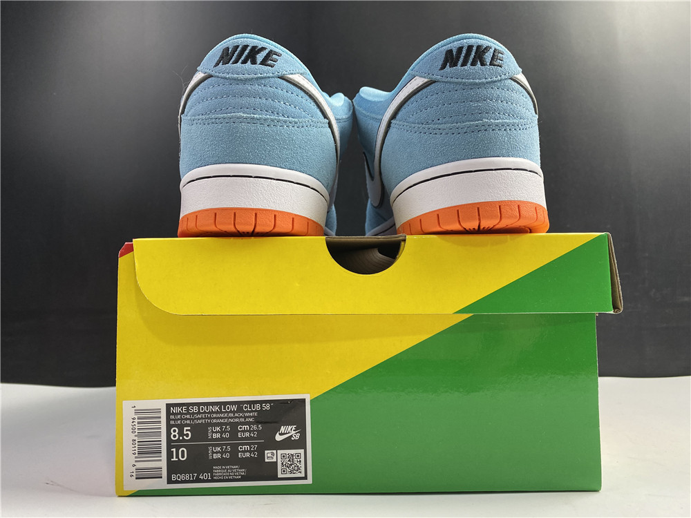 from Nike SB Dunk Low Pro Club 58 Gulf x WE CLUB 58 BQ6817-401