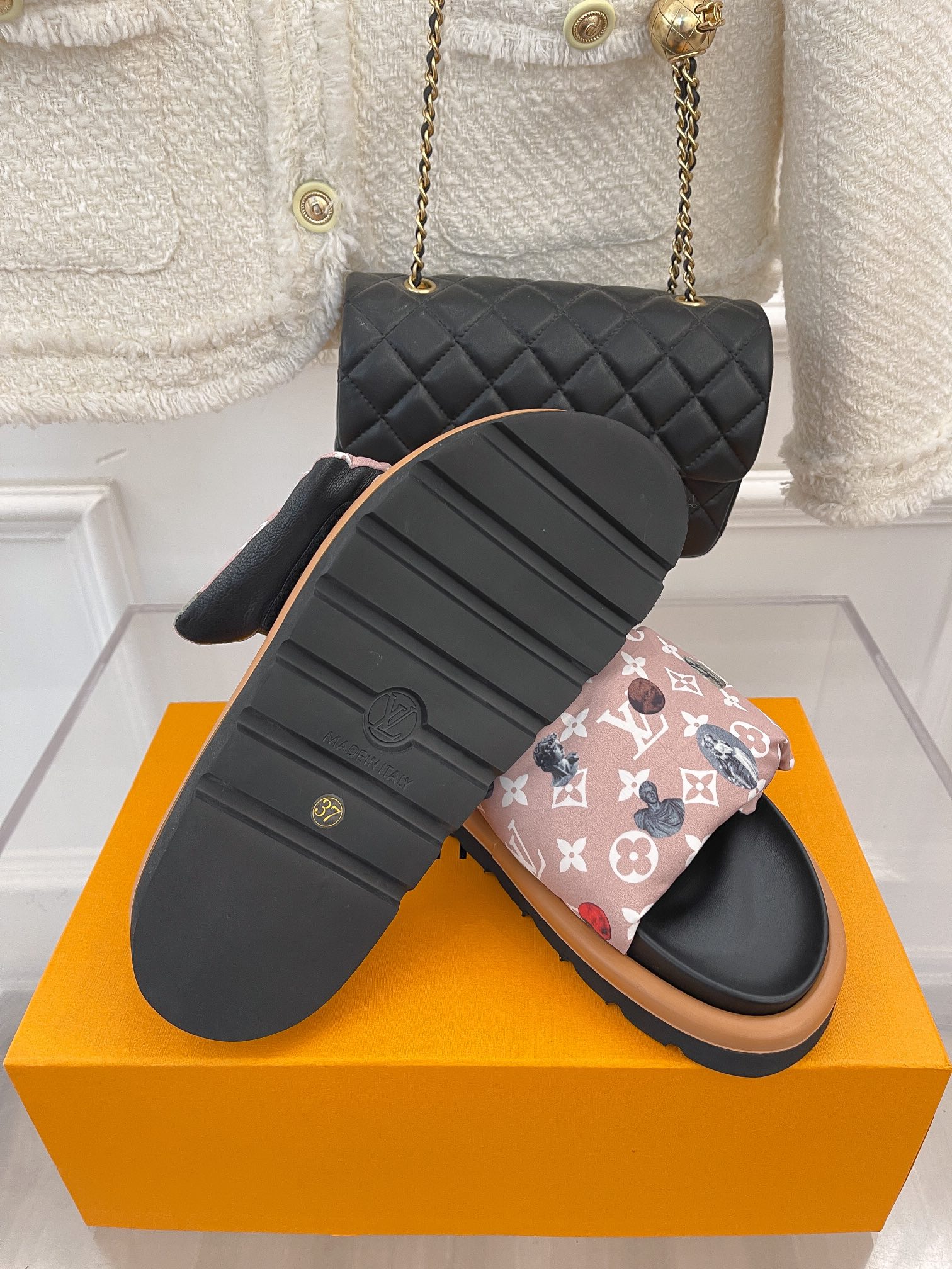 Men Women L*ouis V*uitton Top Sandals