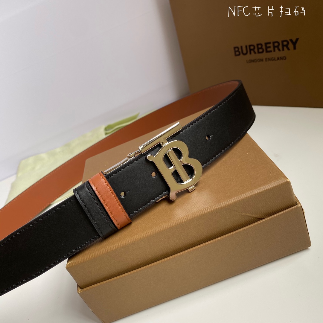 B*urberrry Belts Top Quality 35mm