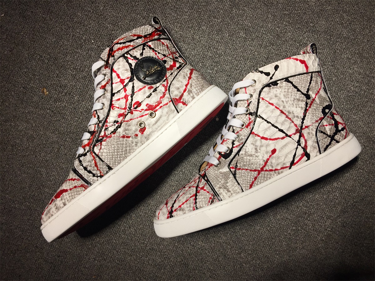 C*ristian L*uboutin Python Sneaker