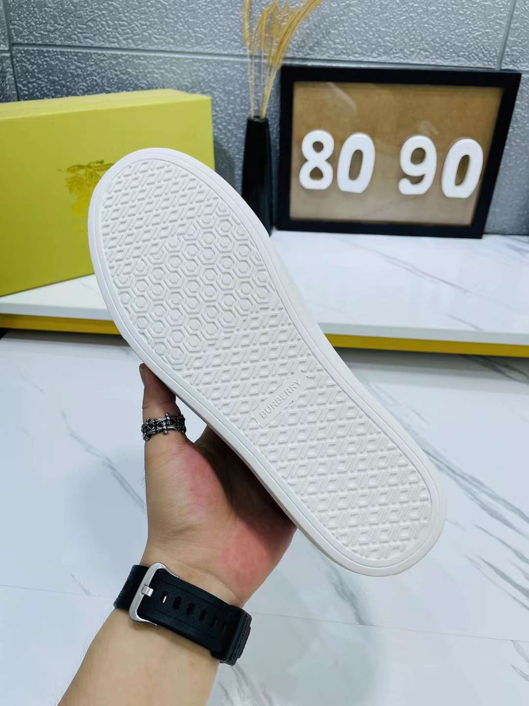 Men B*urberry Top Sneaker