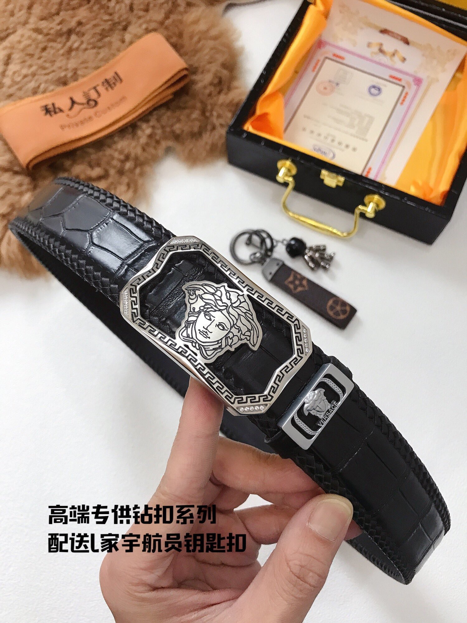 V*ersace Belts Top Quality 38MM