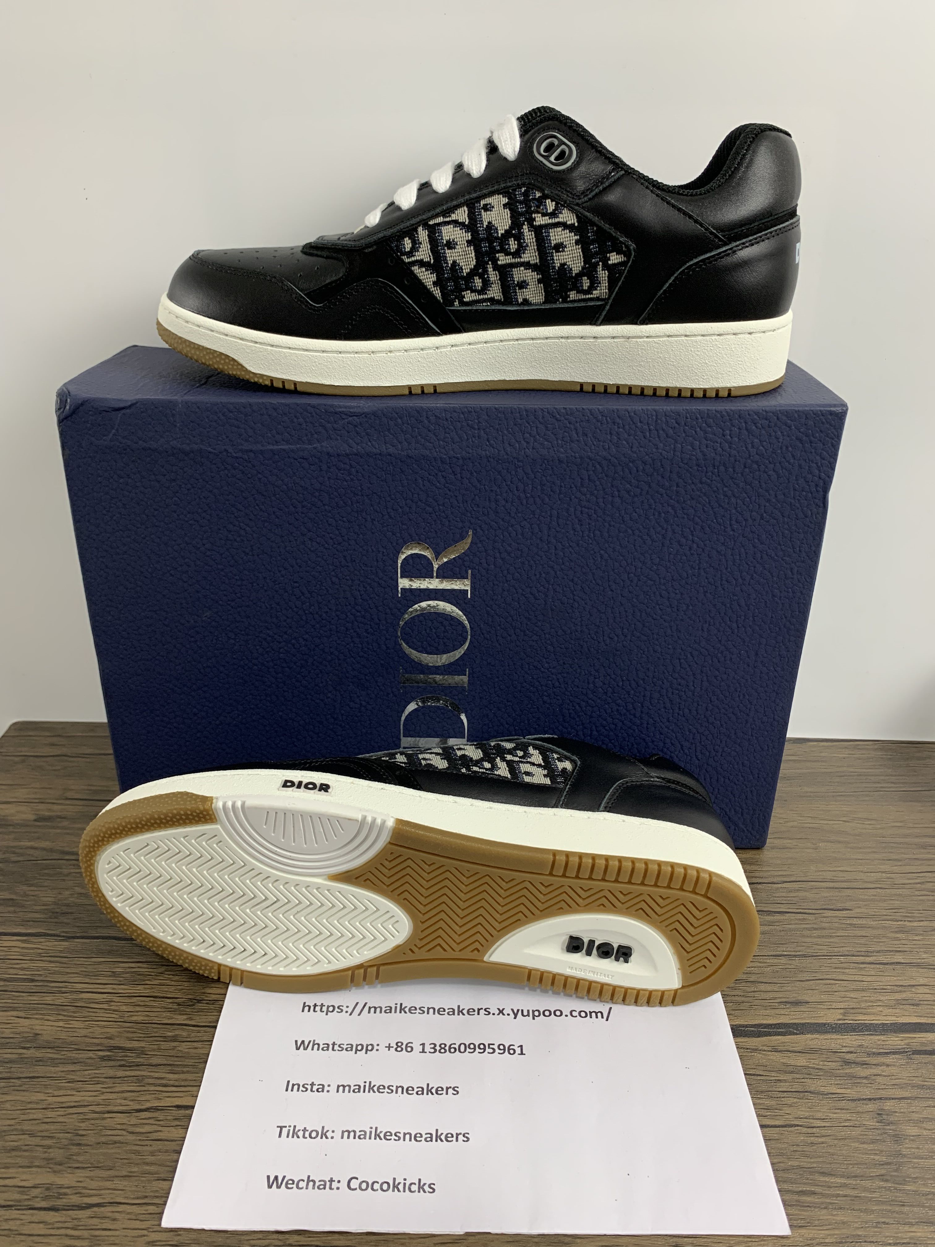 Men Women D*ior Top Sneakers