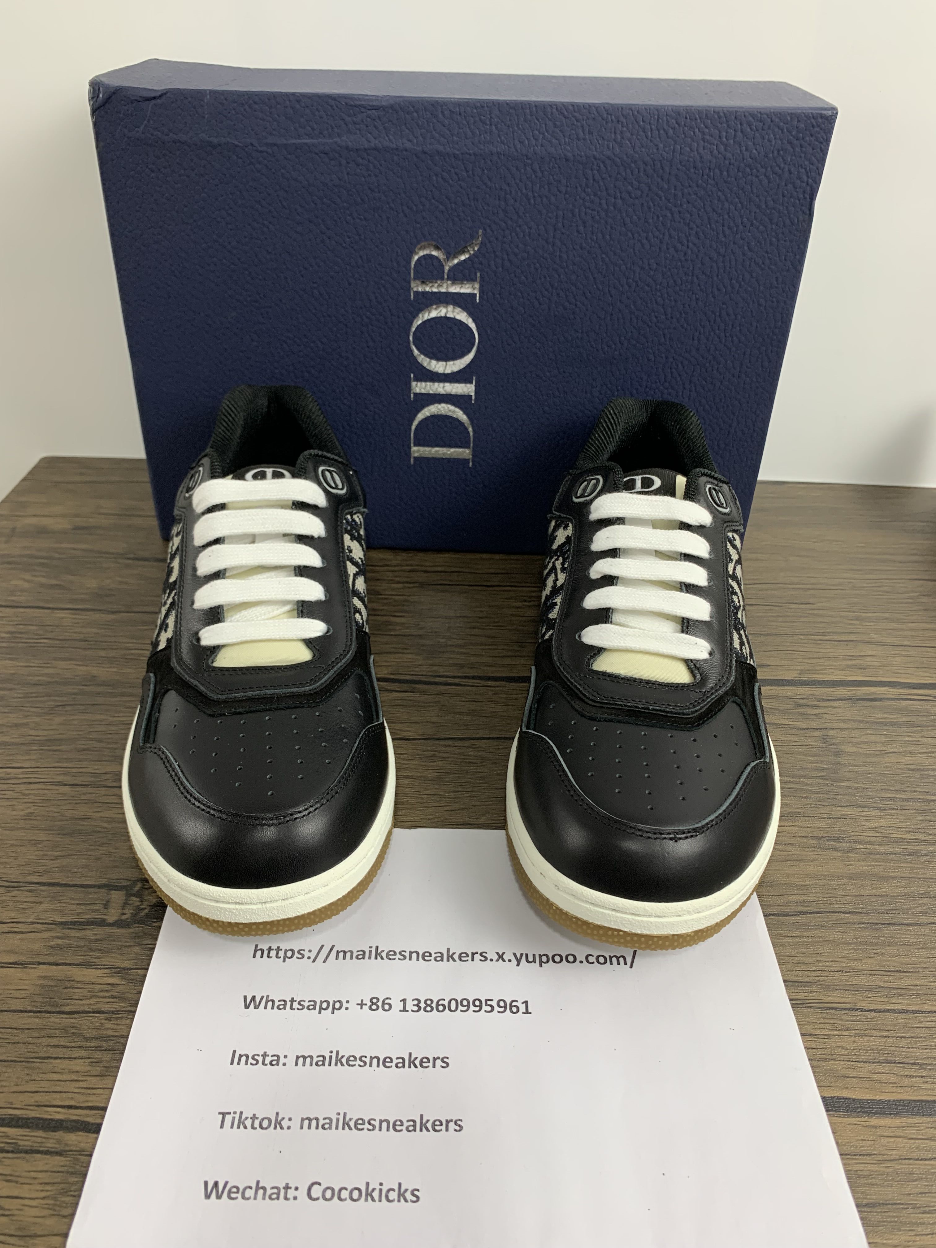 Men Women D*ior Top Sneakers