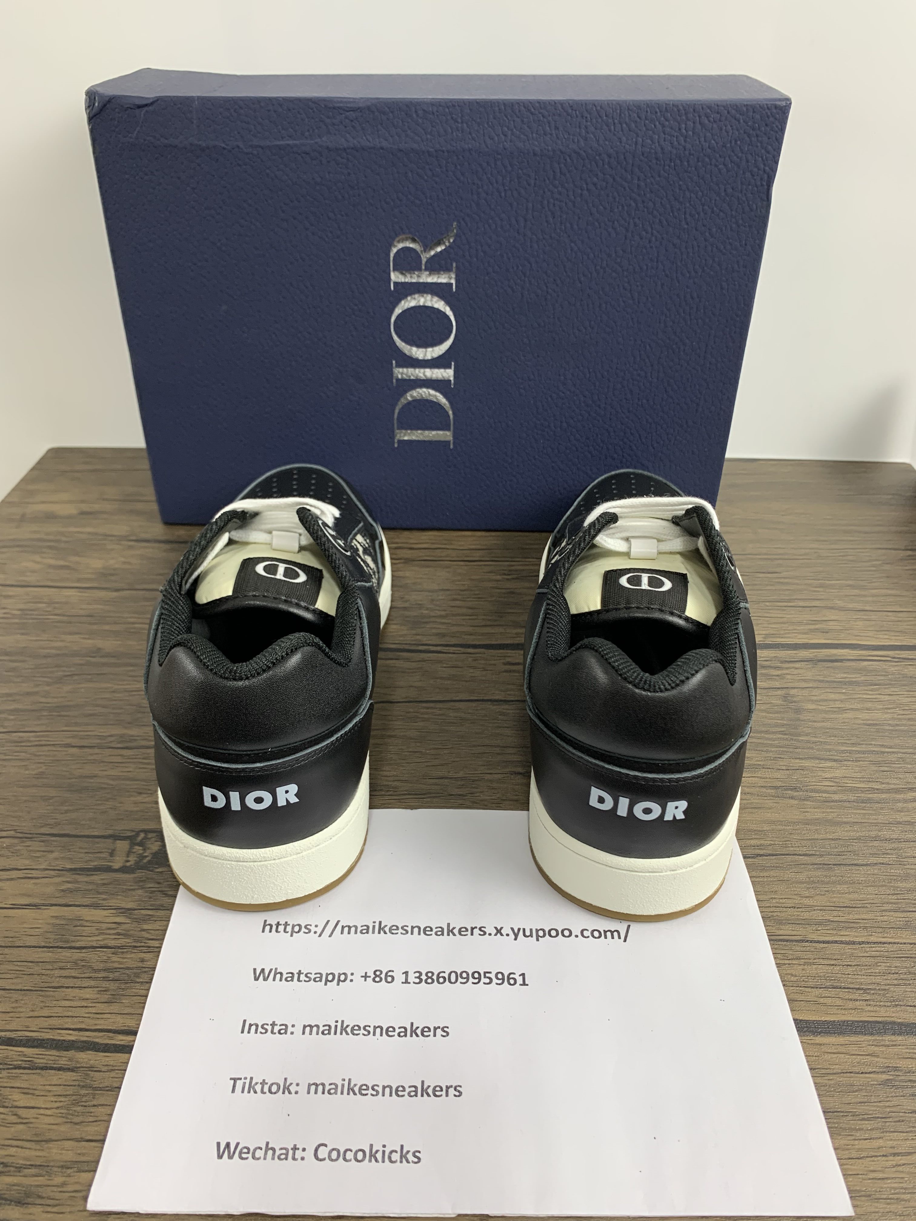 Men Women D*ior Top Sneakers