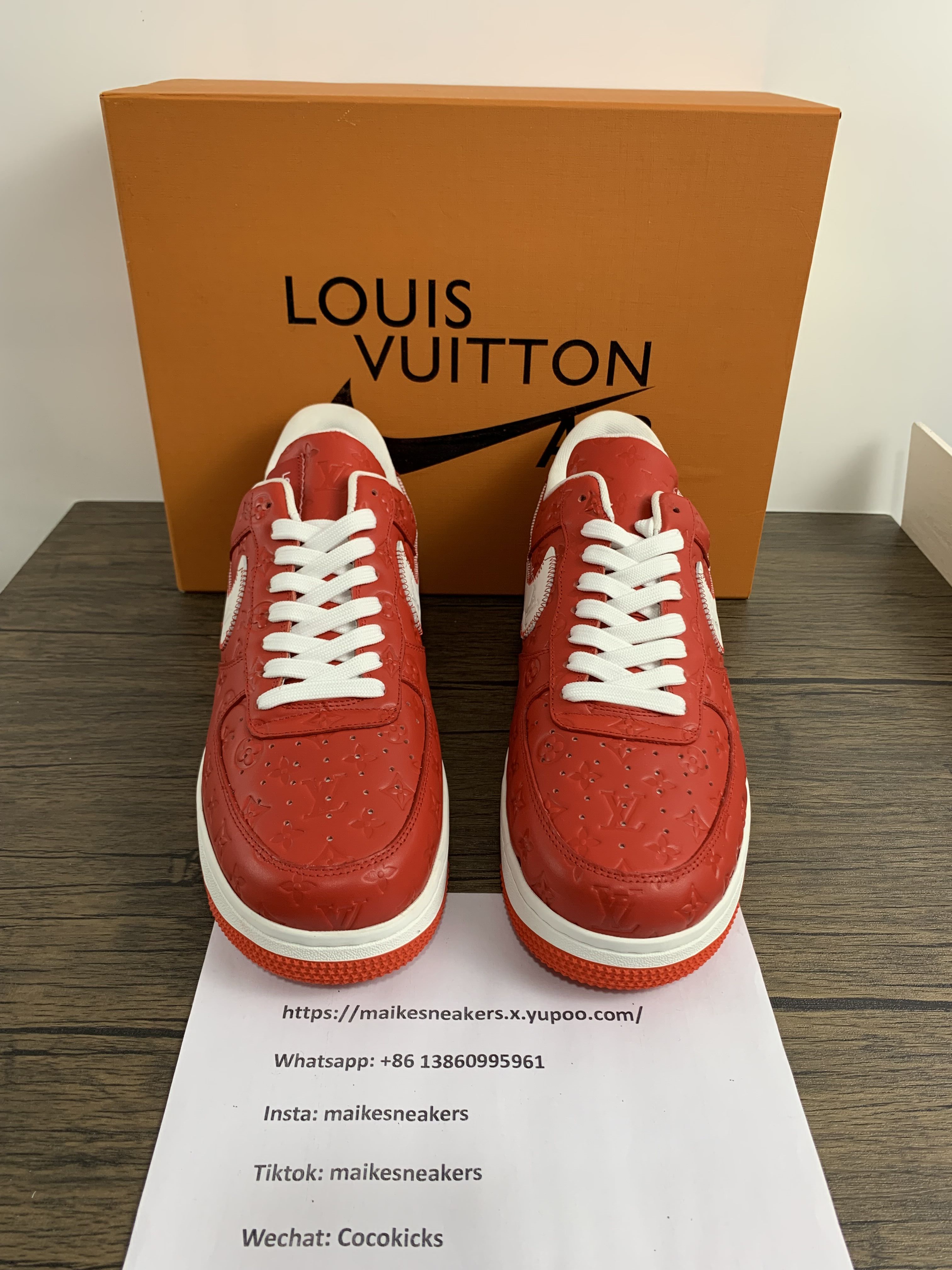 from Men L*ouis V*uitton * nike air force 1 Low Top Sneakers