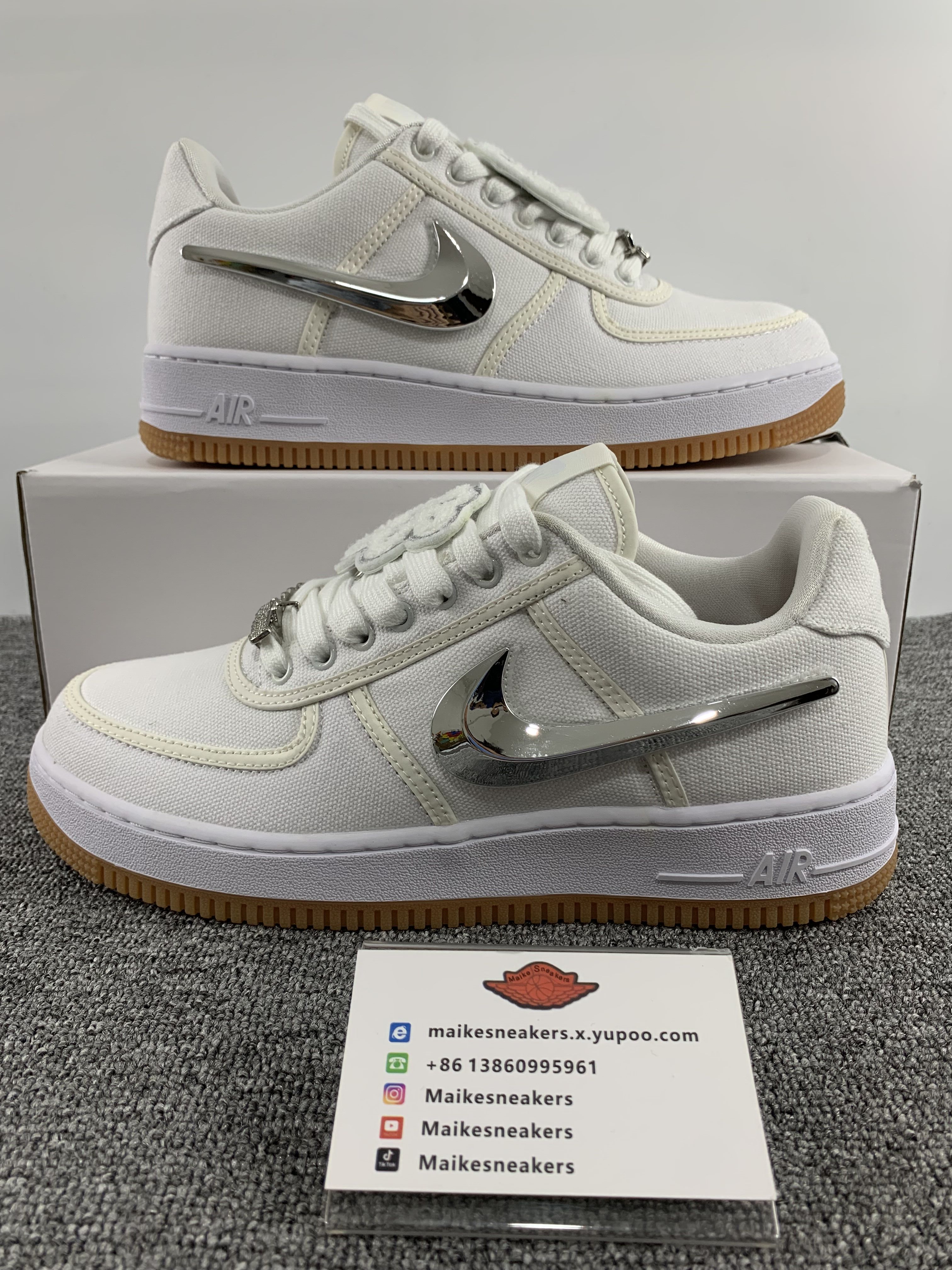 from SAIL men women travis scott x nike air force 1 top sneakers