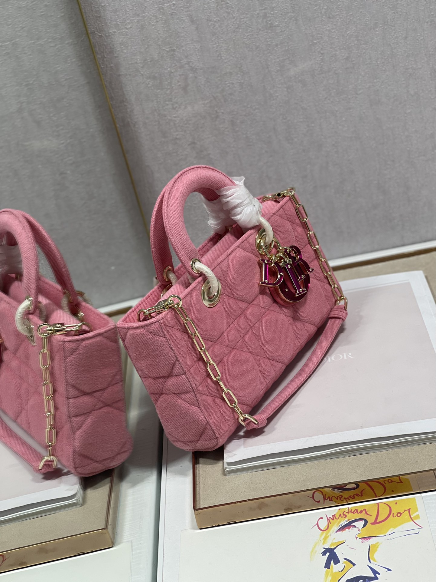 D*ior Bag Top Quality 26*6*14cm