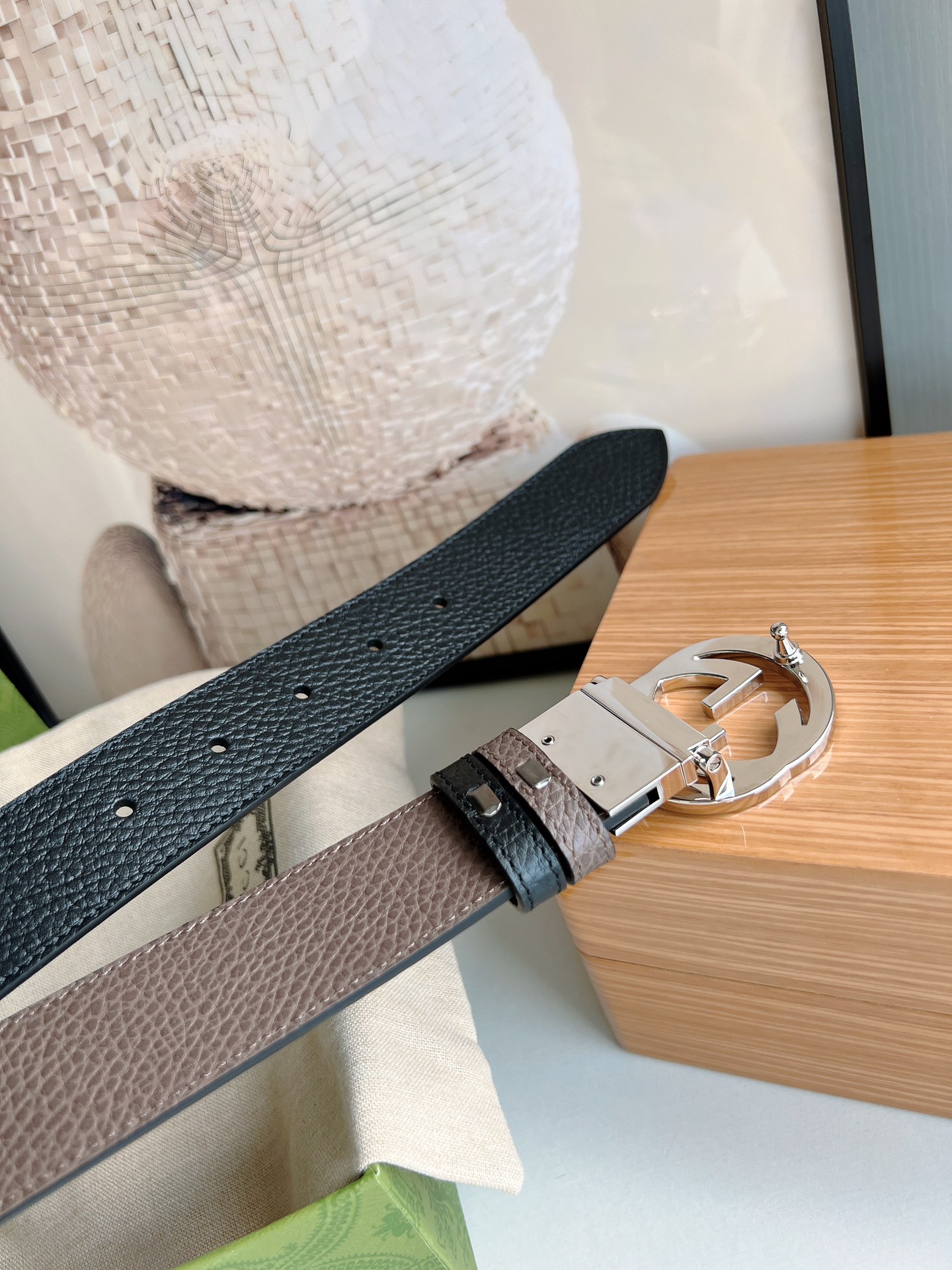 G*ucci Belts Top Quality 37MM