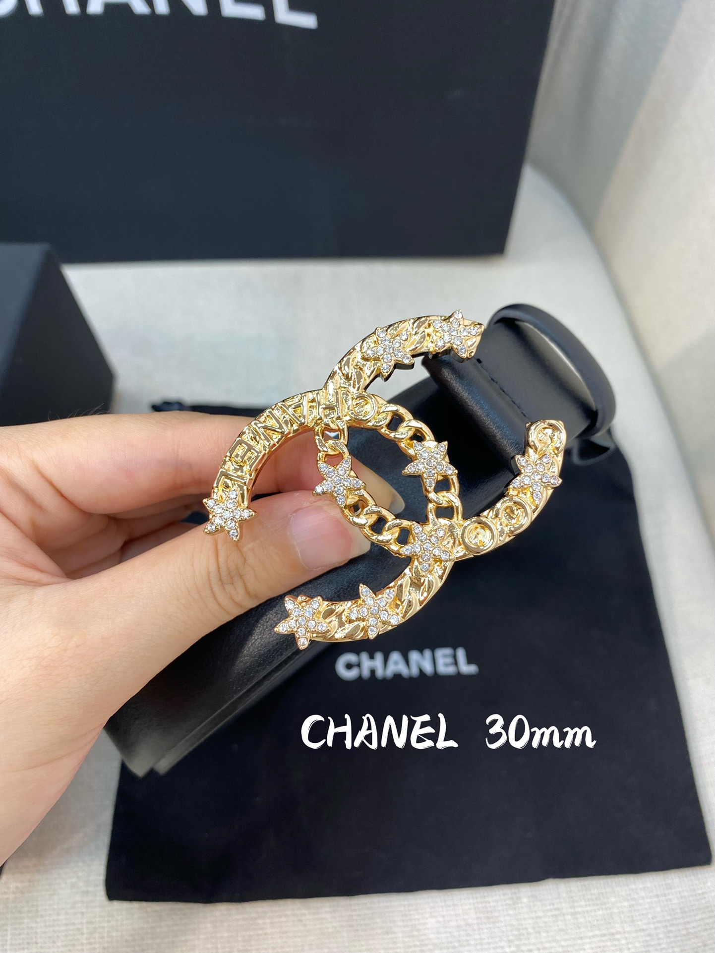 C*hanel Belts Top Quality 30MM