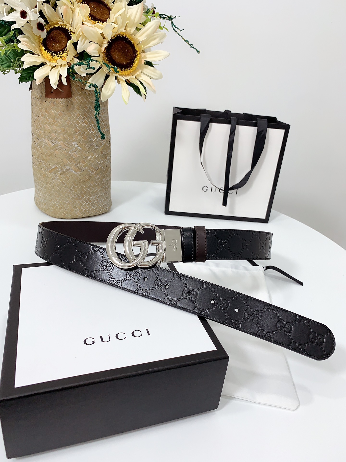 G*ucci Belts Top Quality 37MM