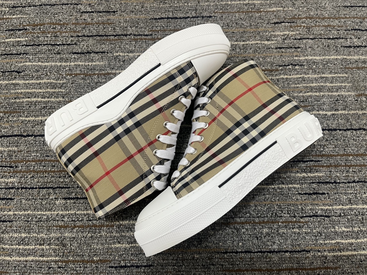 Men Women B*urberry Top Sneakers