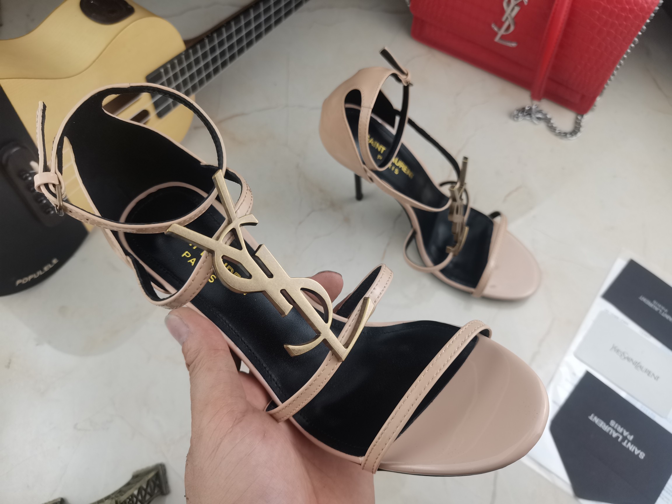 Women Y*SL Top Pumps 10.5CM