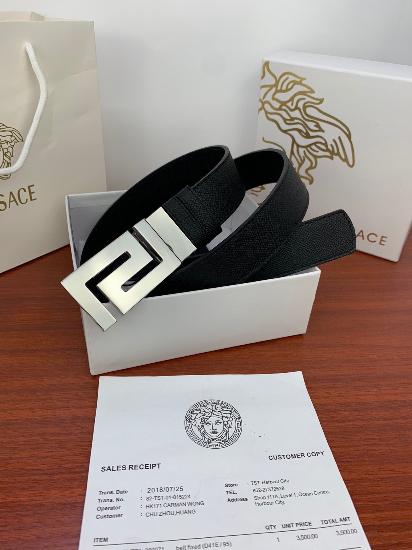 V*ersace Belts Top Quality 35MM