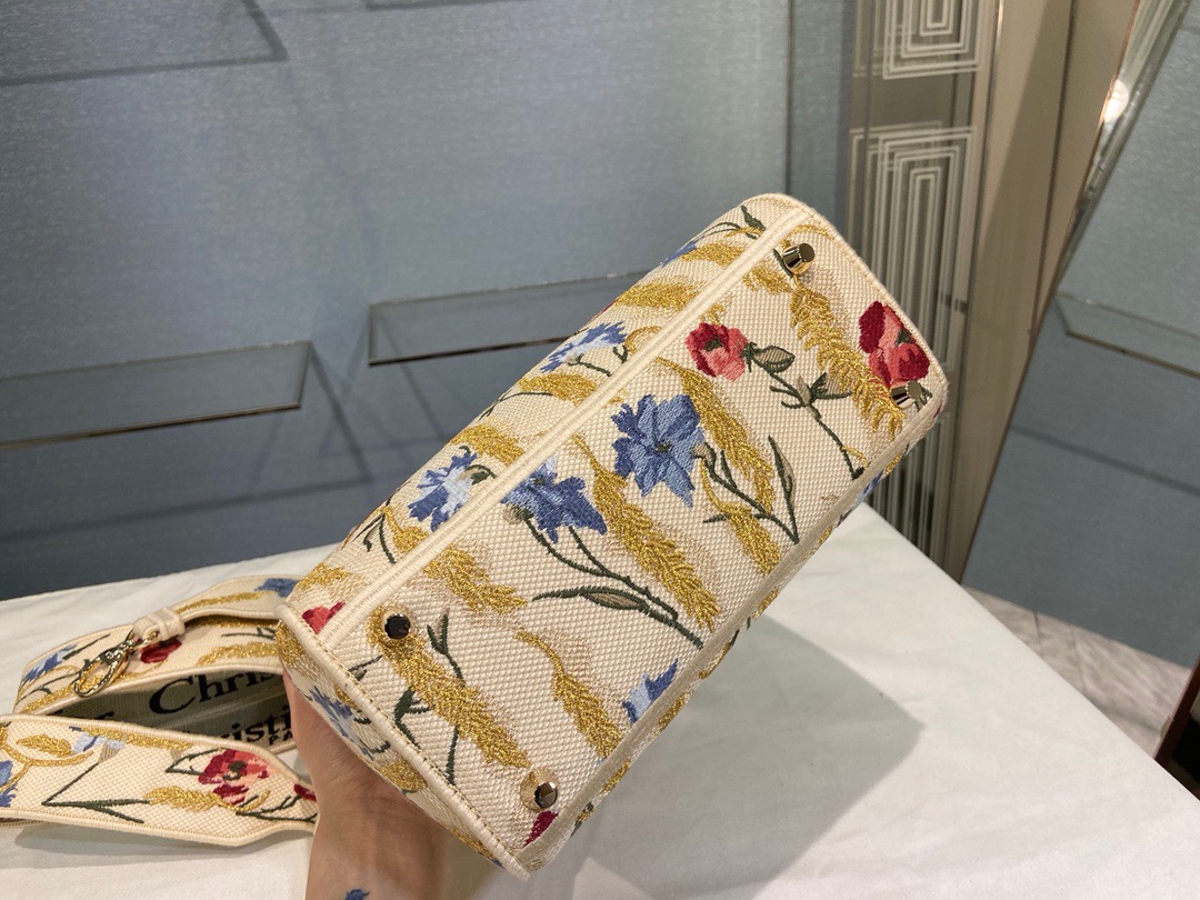 D*ior Lady D-Lite handbag Top Quality 24*11*20cm