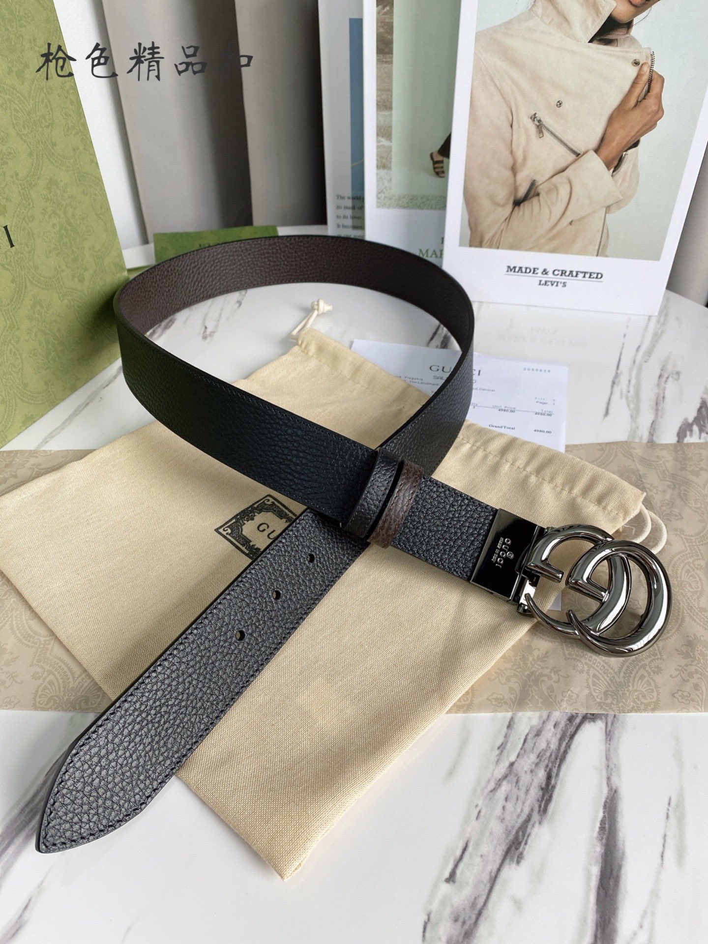 G*ucci Belts Top Quality 38MM