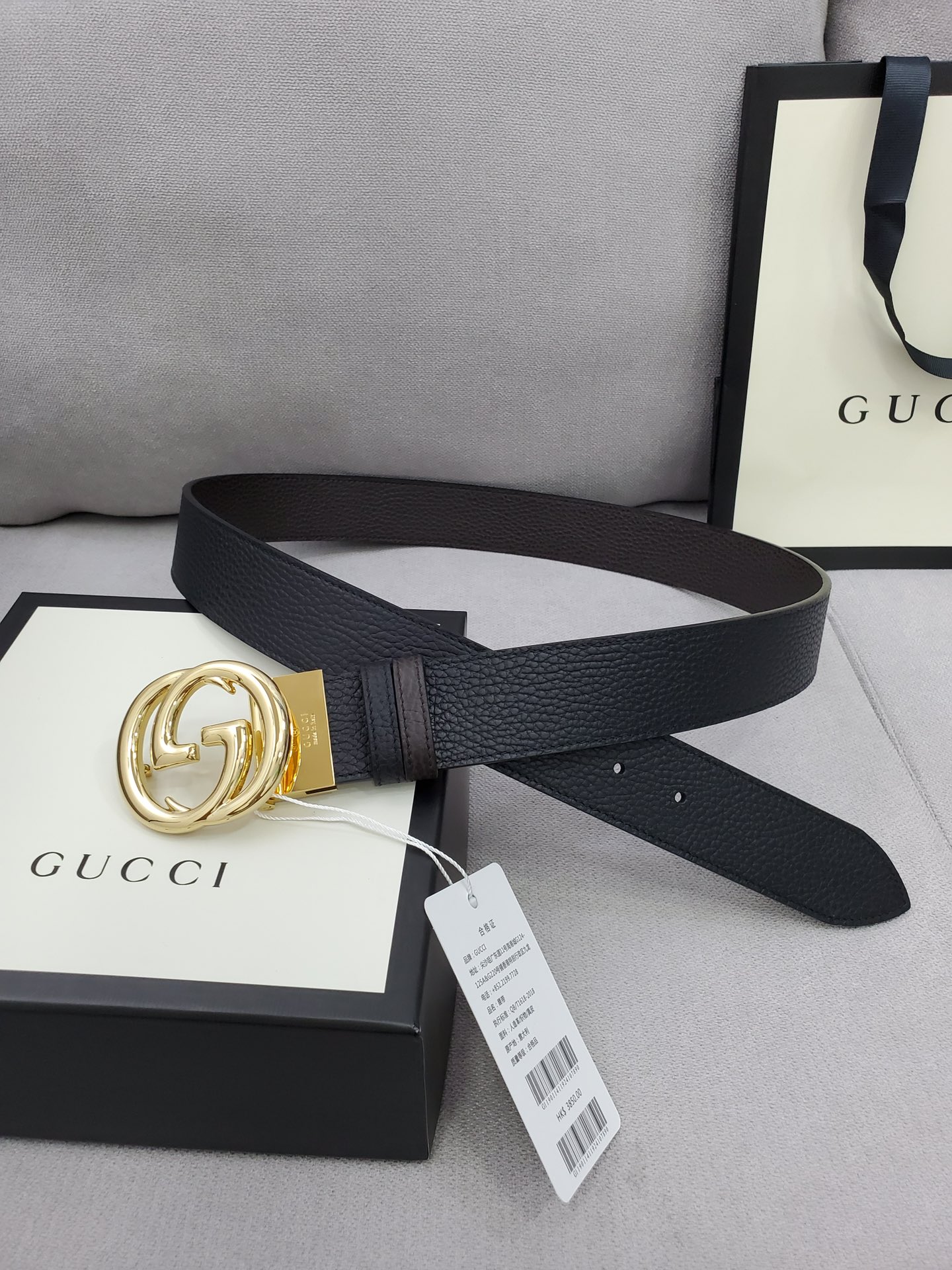 G*ucci Belts Top Quality 38MM