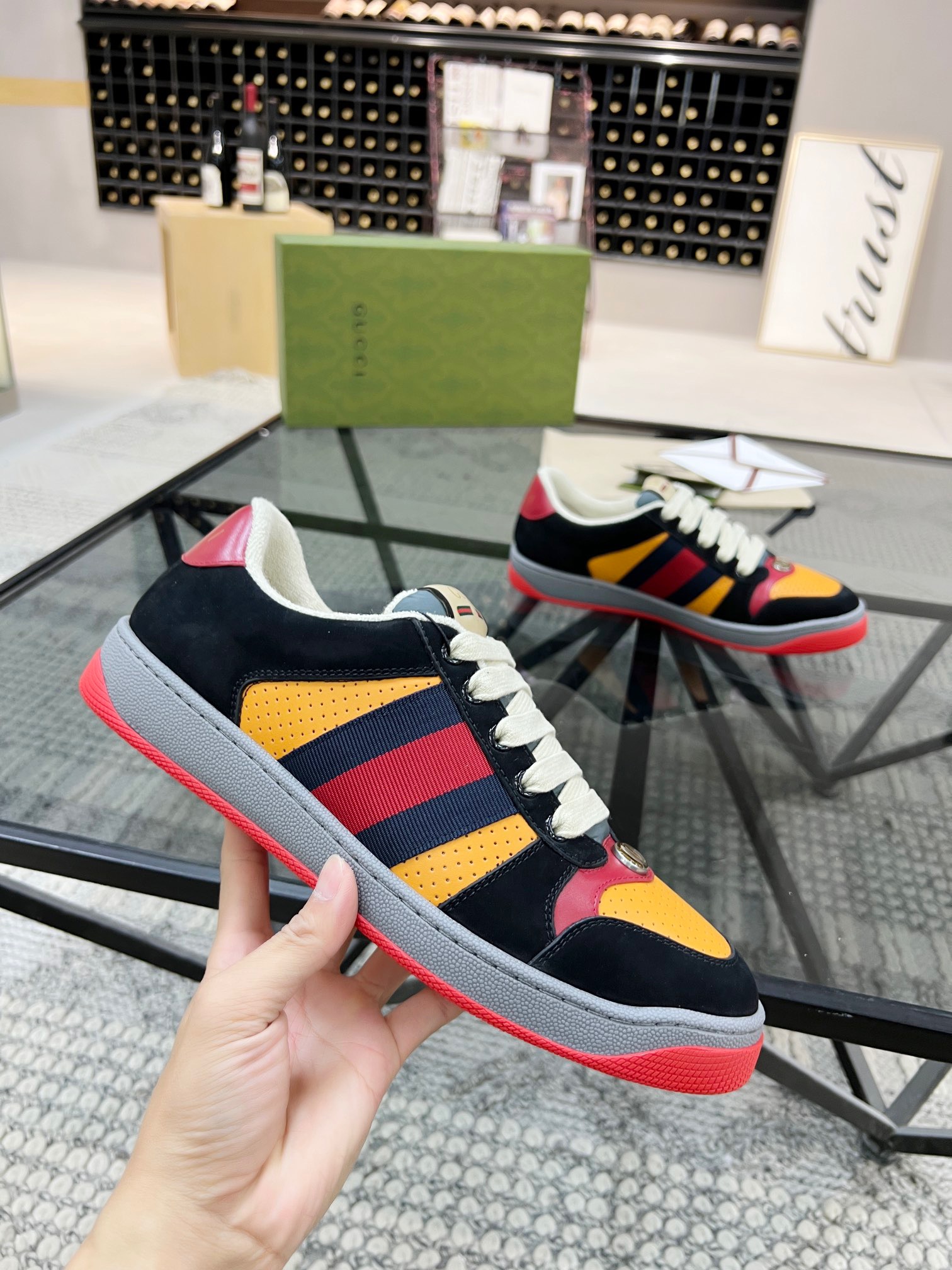 Men Women G*ucci Top Sneaker