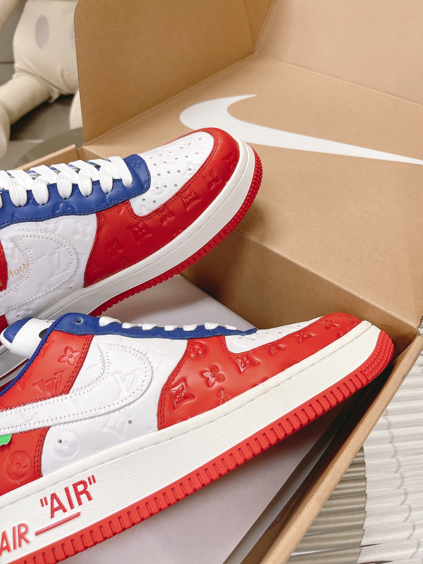 from Men L*ouis V*uitton x OFF-WHITE x Nike Top Sneakers