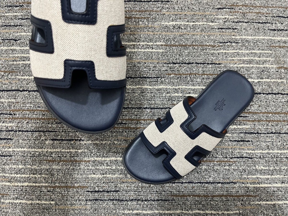 Women H*ermes Top Slippers