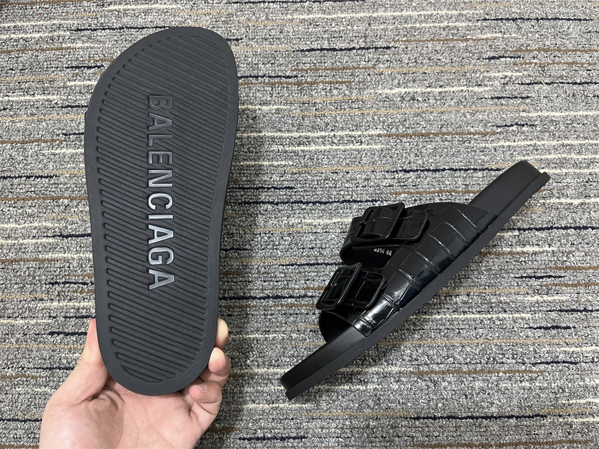 Men B*alenciaga Top Slippers