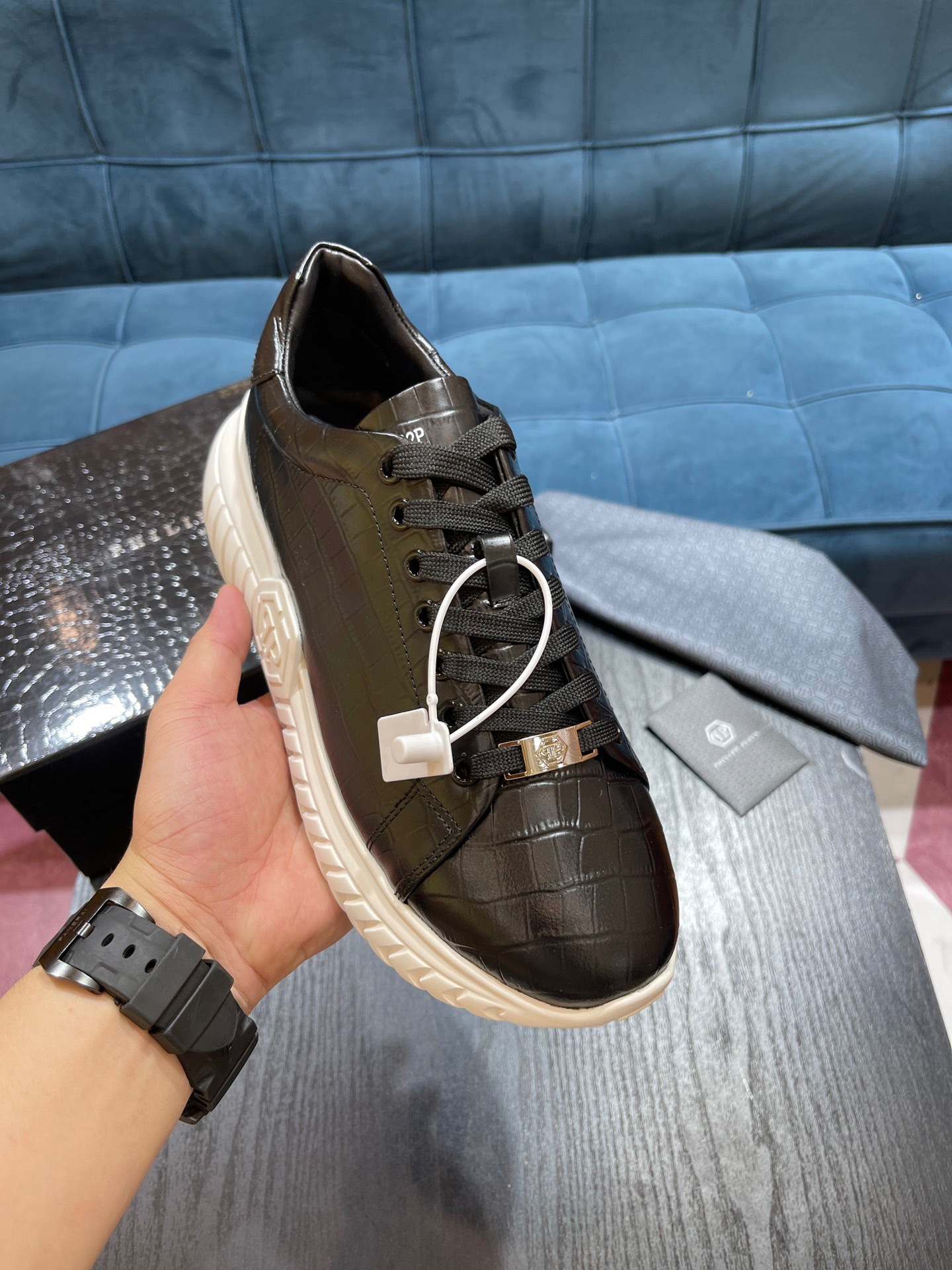 Men P*hilipp P*lein Top Sneaker