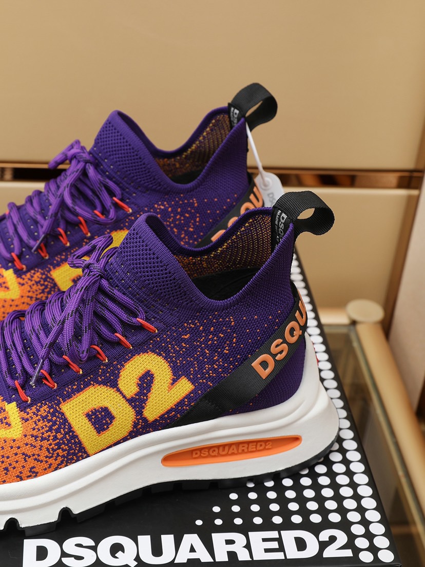 Men Women D*SQUARED2 match Top Sneaker