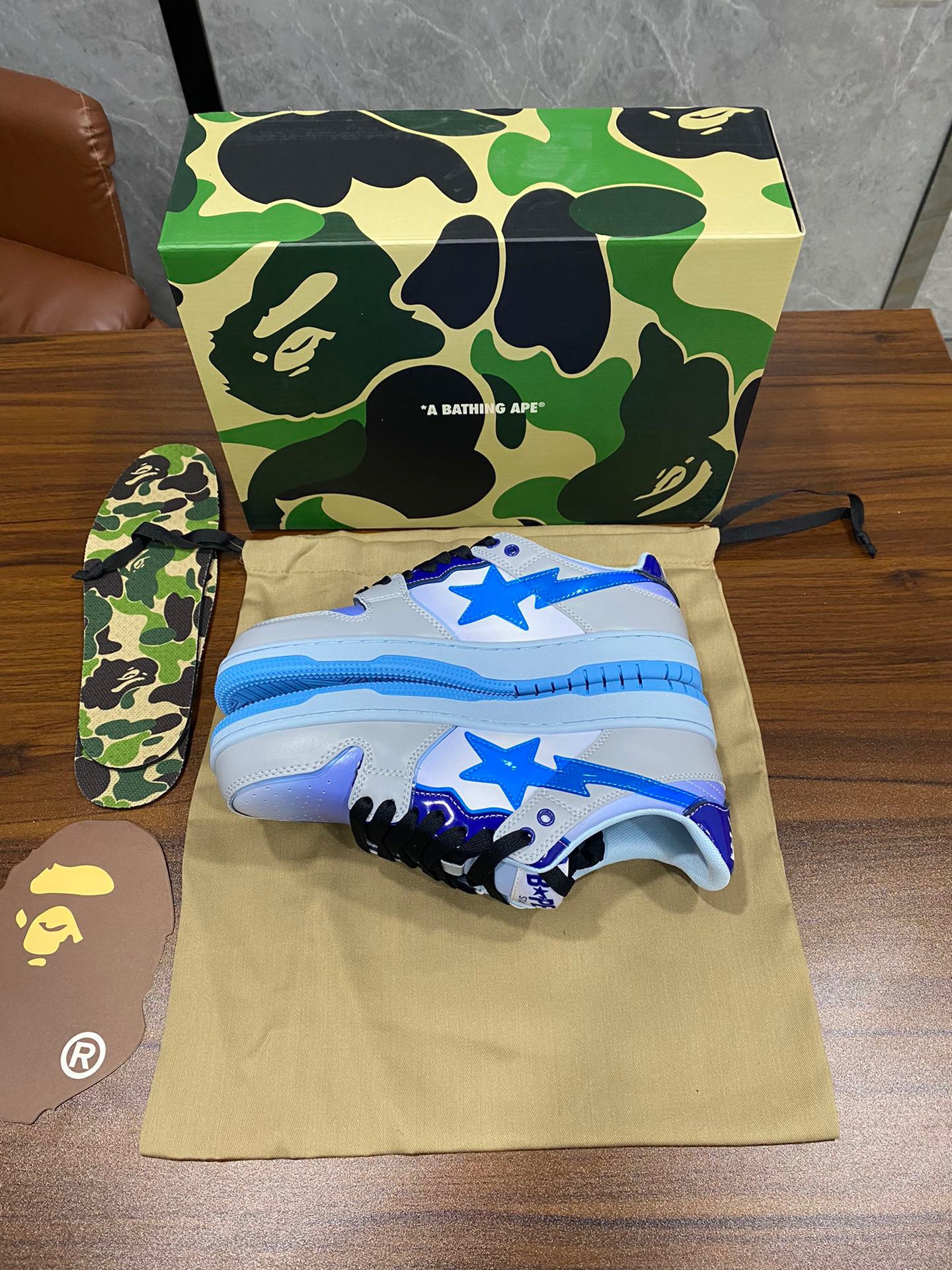 Men Women B*ape Top Sneaker