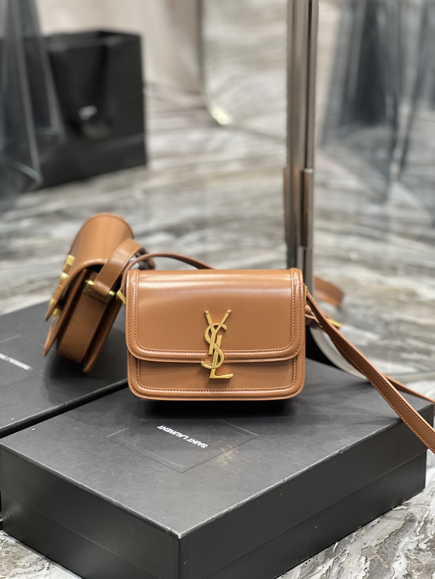 Y*SL Bag Top Quality 19*13*5CM 23*16*6CM