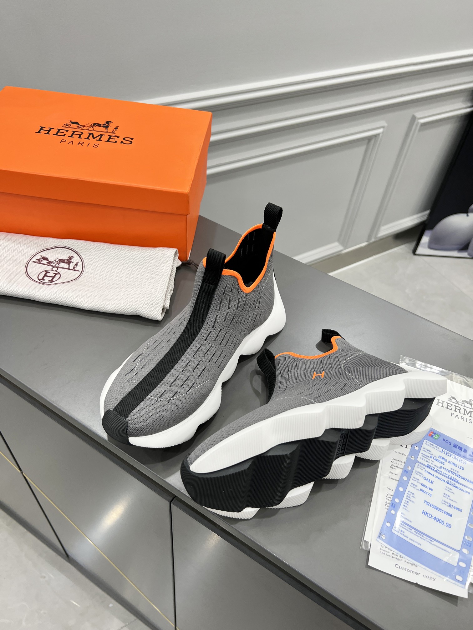 Women H*ermes Top Sneaker
