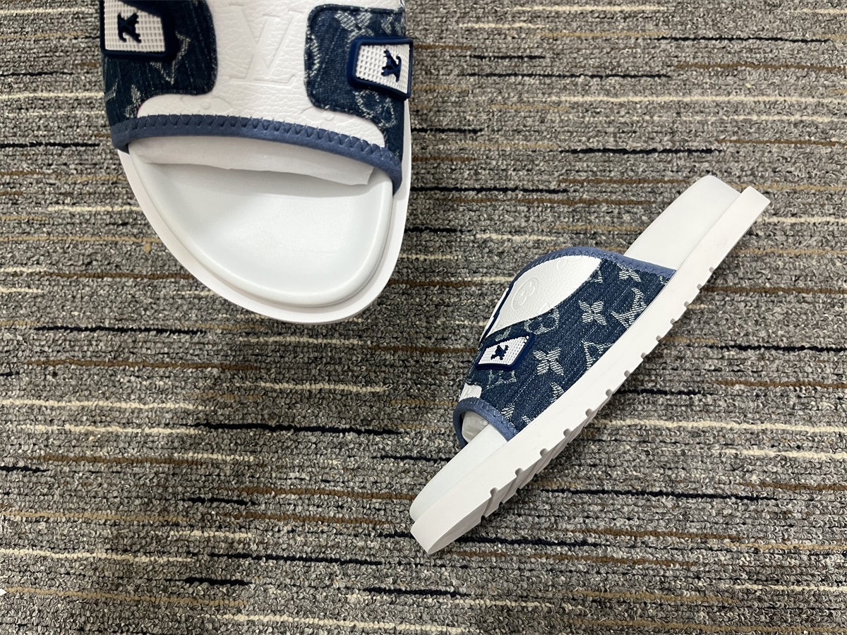 Men L*ouis V*uitton Top Slippers