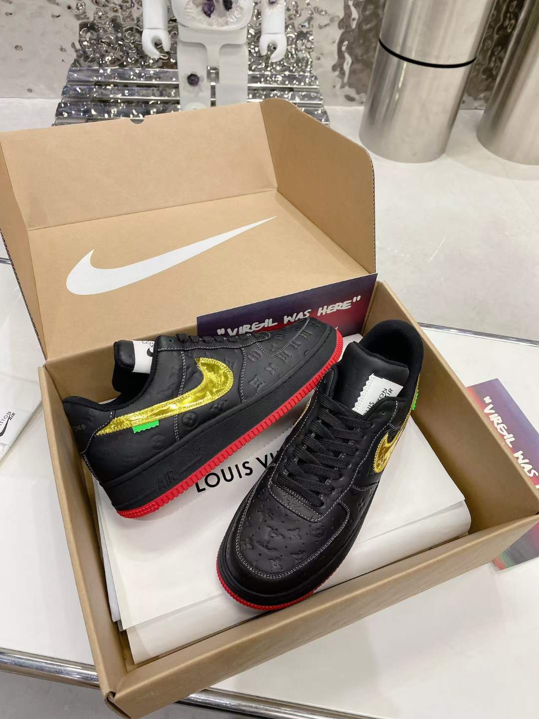 from Men Women L*ouis V*uitton x NIKE Air force1 22ss