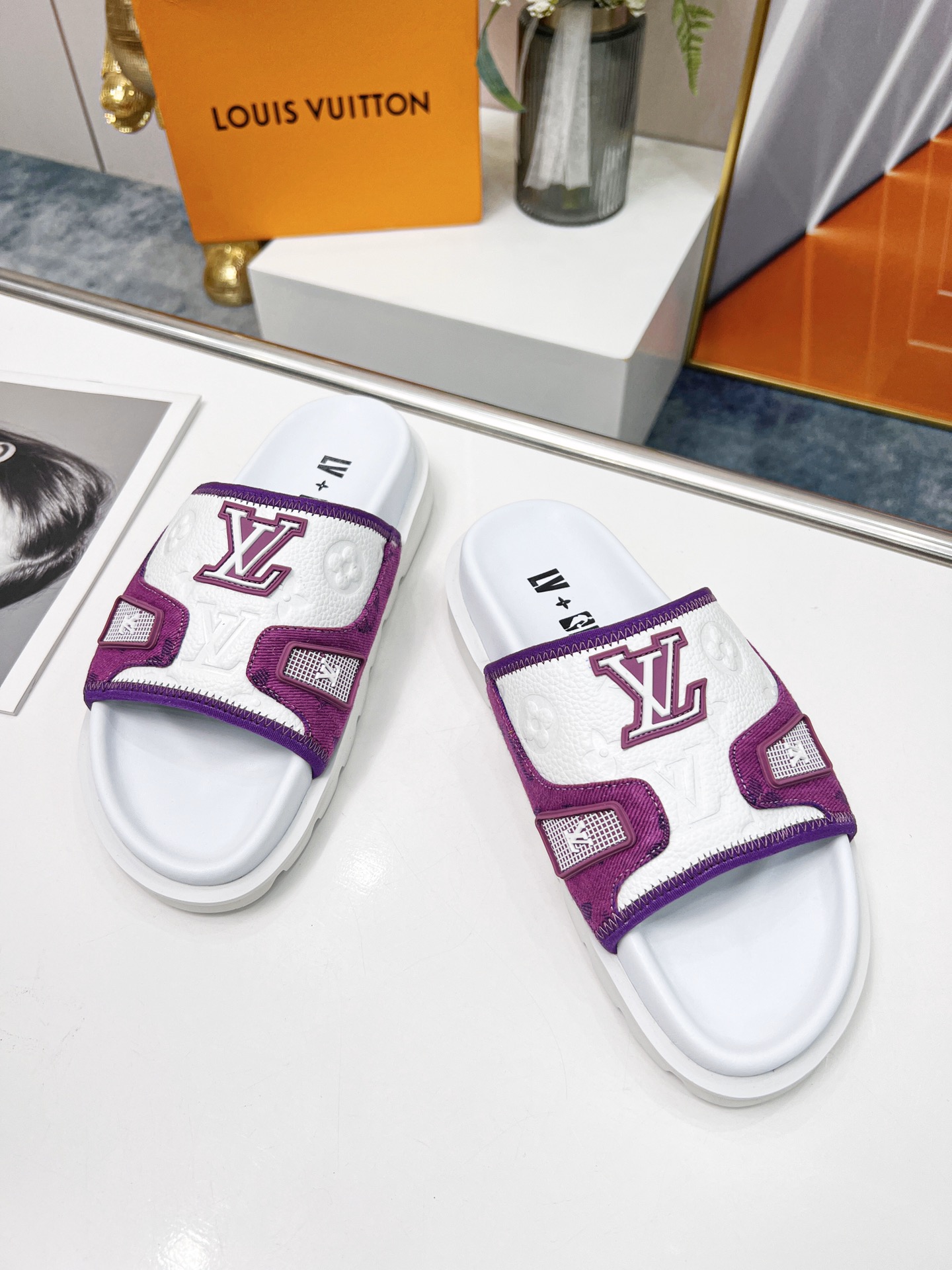 Men Women L*ouis V*uitton Slippers Maikesneakers