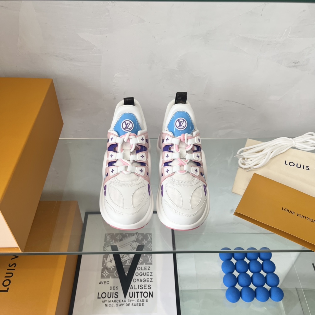 Women L*ouis V*uitton Top Sneaker Sneakers Maikesneakers