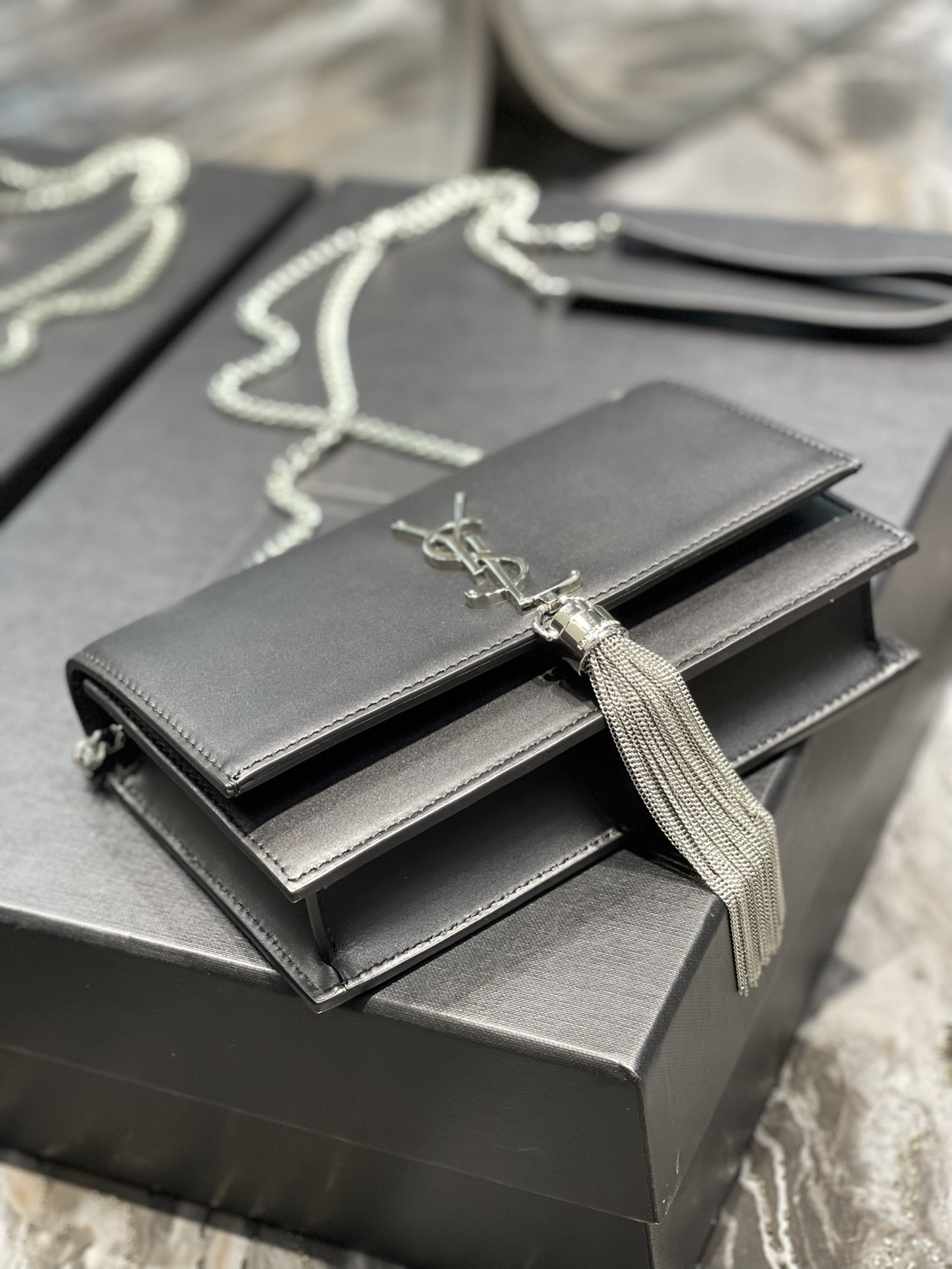 Y*SL Bag Top Quality 19*12.5*4CM