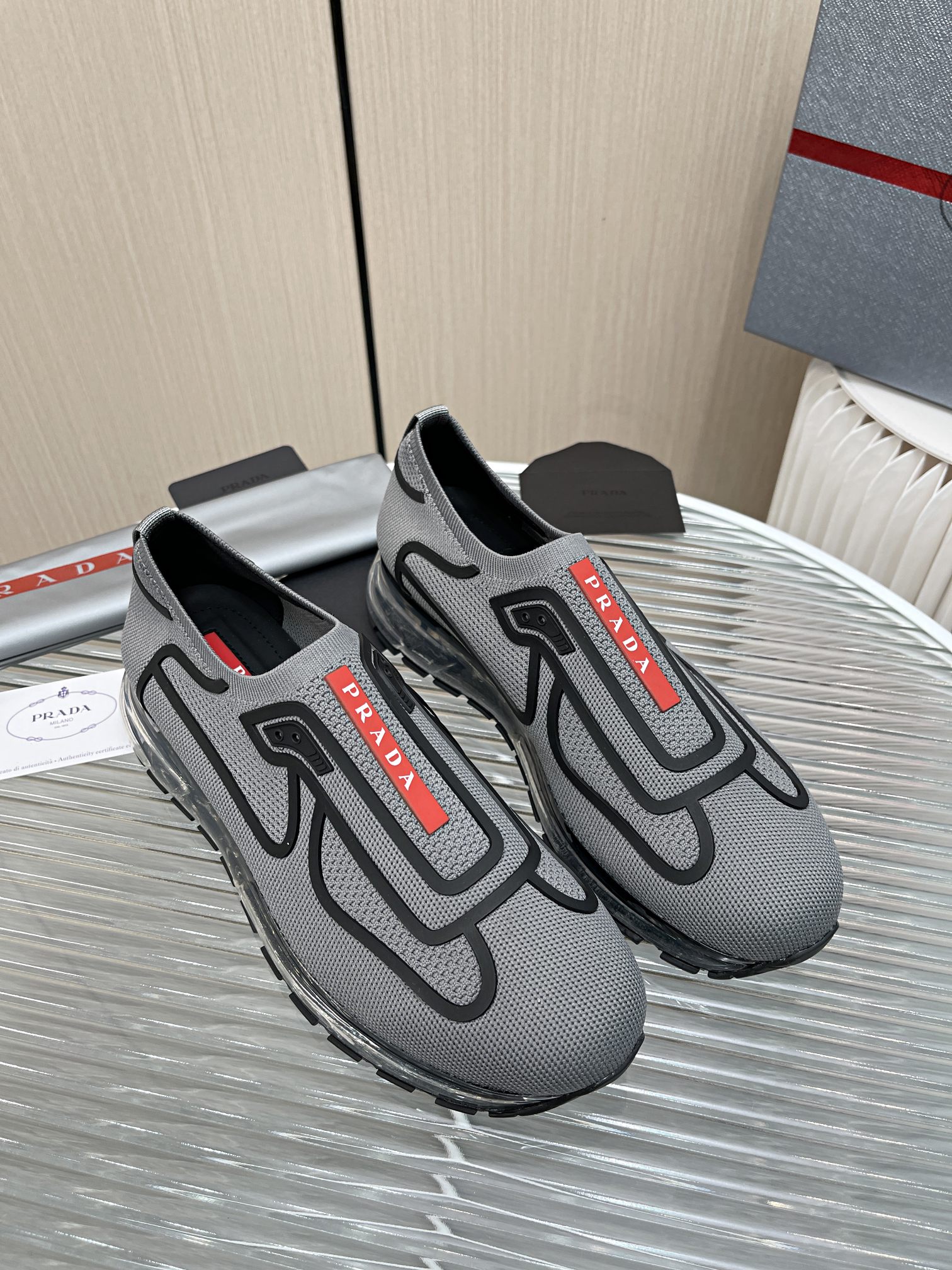 Men P*rada Top Sneaker ( )